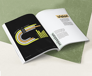 person holding fitness manual with cover seen